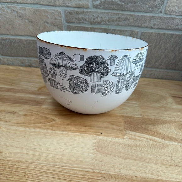 Finel Kitchen Finel Arabia Mushroom Enamel Bowl 95s Poshmark